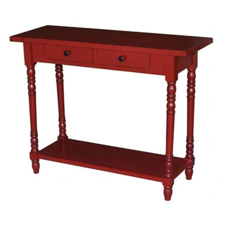 4D Concepts 4D Concepts 570779 Simple Simplicity Entry Table -Red 570779